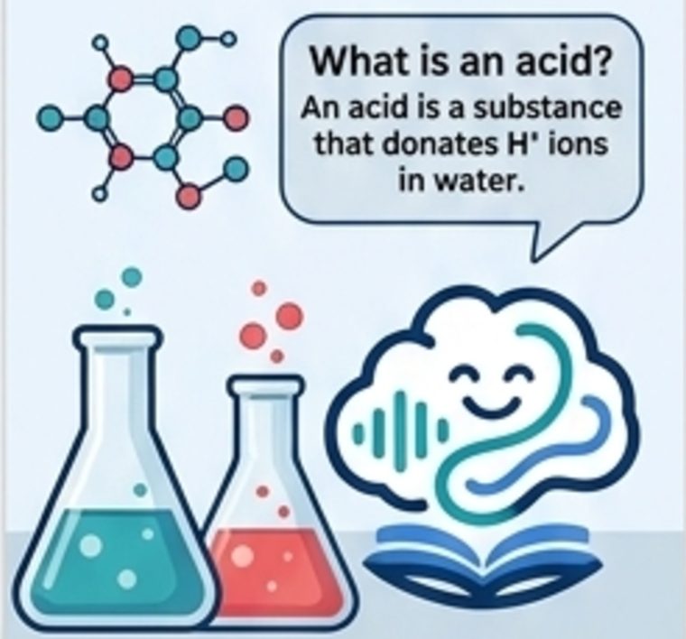 A chemistry concept explained in plain language, with a worked definition